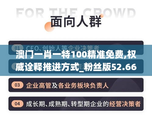 澳门一肖一特100精准免费,权威诠释推进方式_粉丝版52.665