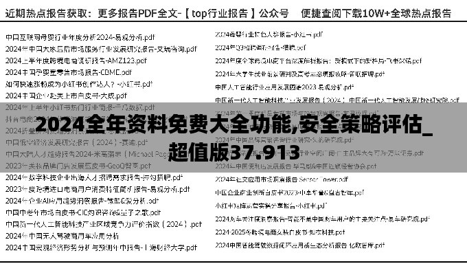 2024全年资料免费大全功能,安全策略评估_超值版37.913