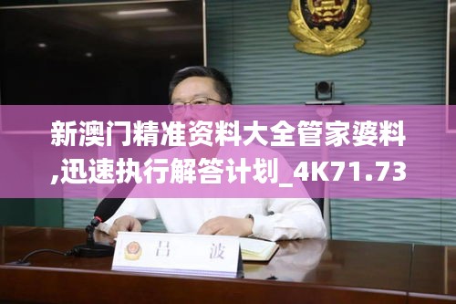 新澳门精准资料大全管家婆料,迅速执行解答计划_4K71.738