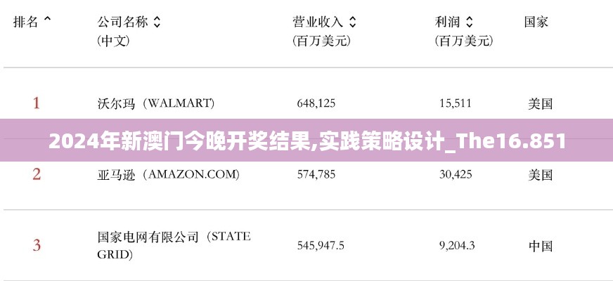 2024年新澳门今晚开奖结果,实践策略设计_The16.851