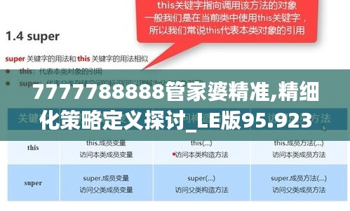 7777788888管家婆精准,精细化策略定义探讨_LE版95.923