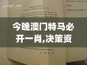 今晚澳门特马必开一肖,决策资料解释落实_The19.620