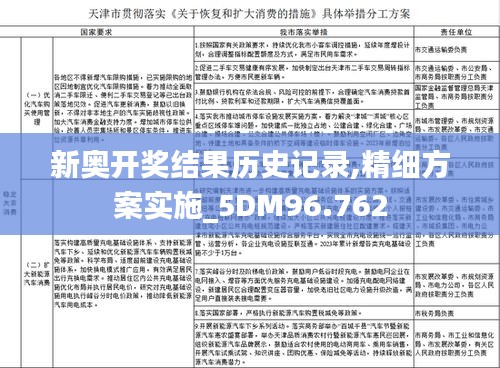 新奥开奖结果历史记录,精细方案实施_5DM96.762