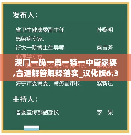 澳门一码一肖一特一中管家婆,合适解答解释落实_汉化版6.344