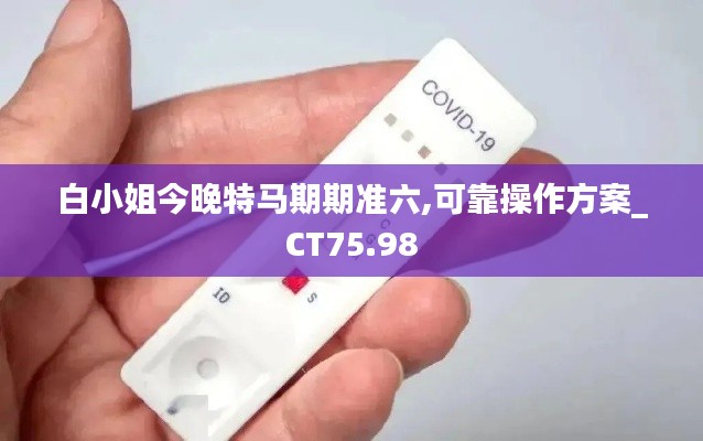 白小姐今晚特马期期准六,可靠操作方案_CT75.98