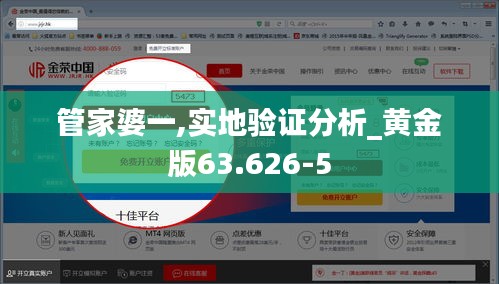管家婆一,实地验证分析_黄金版63.626-5