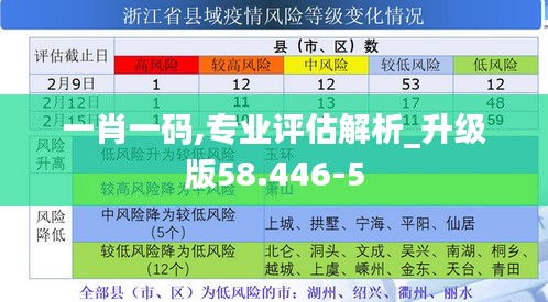 一肖一码,专业评估解析_升级版58.446-5