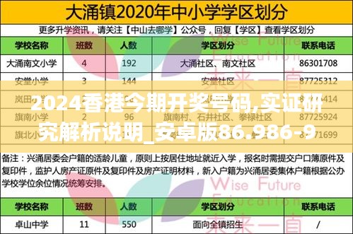 2024香港今期开奖号码,实证研究解析说明_安卓版86.986-9