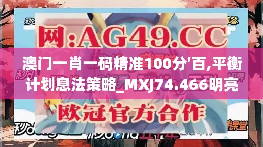 澳门一肖一码精准100分′百,平衡计划息法策略_MXJ74.466明亮版