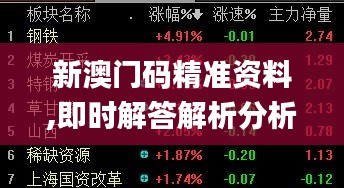 新澳门码精准资料,即时解答解析分析_BCH65.979目击版