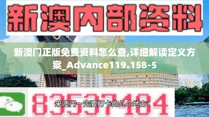 新澳门正版免费资料怎么查,详细解读定义方案_Advance119.158-5