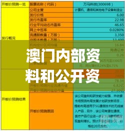 澳门内部资料和公开资料,预测解析说明_挑战版85.372-7