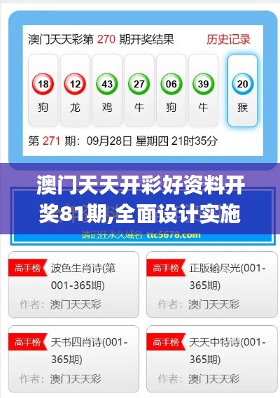 澳门天天开彩好资料开奖81期,全面设计实施_OJC65.178生态版