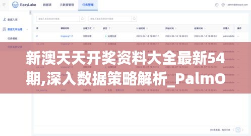 新澳天天开奖资料大全最新54期,深入数据策略解析_PalmOS85.375-9