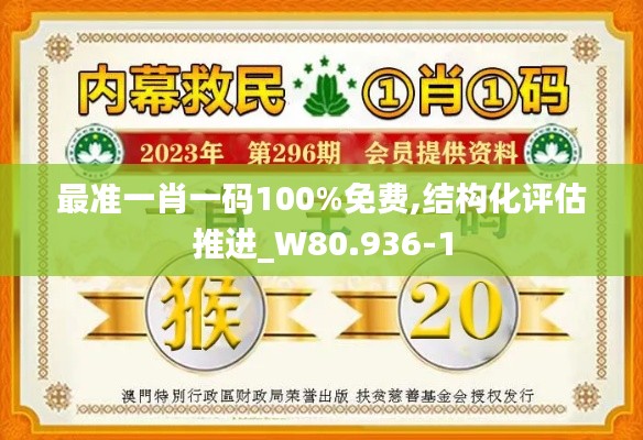 最准一肖一码100%免费,结构化评估推进_W80.936-1