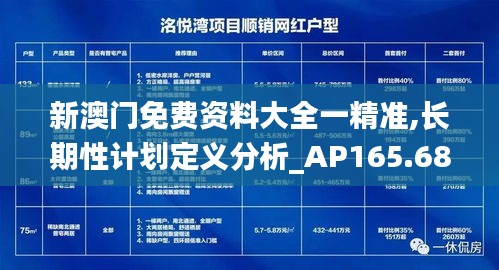 新澳门免费资料大全一精准,长期性计划定义分析_AP165.688-1