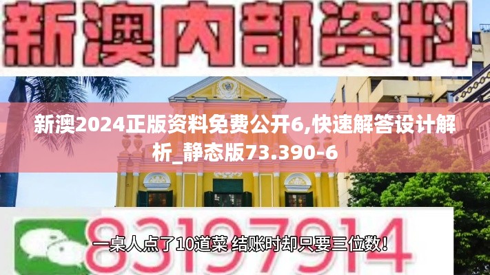 新澳2024正版资料免费公开6,快速解答设计解析_静态版73.390-6