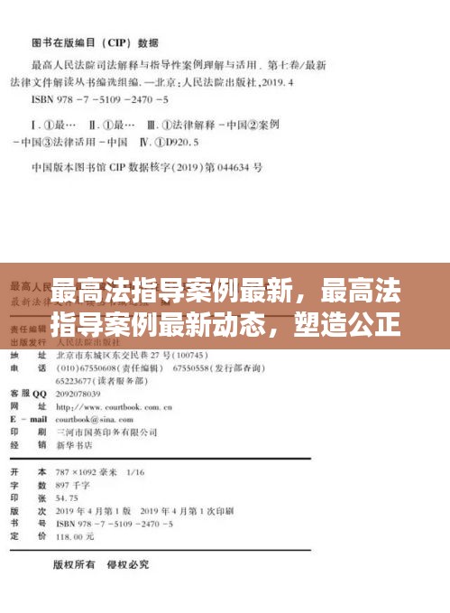 最高法指导案例最新动态，塑造公正司法新标杆