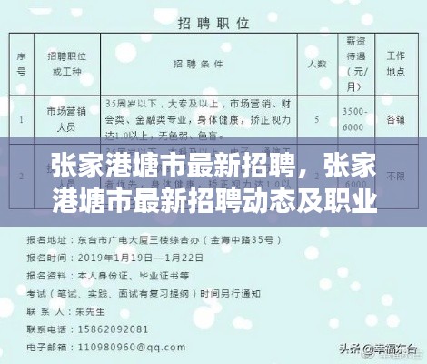 张家港塘市最新招聘动态与职业发展机遇深度探讨