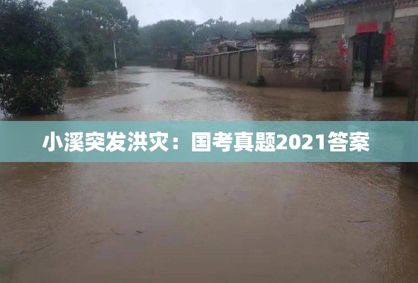 小溪突发洪灾：国考真题2021答案 