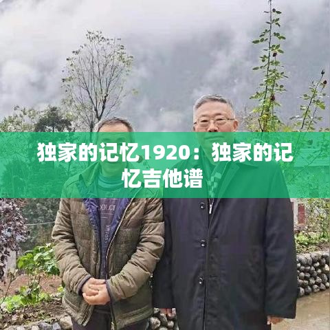 独家的记忆1920：独家的记忆吉他谱 