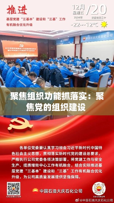 聚焦组织功能抓落实：聚焦党的组织建设 