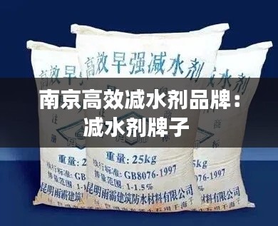 南京高效减水剂品牌：减水剂牌子 