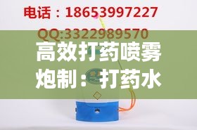 高效打药喷雾炮制：打药水的喷雾器 