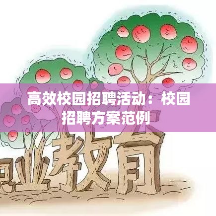 高效校园招聘活动：校园招聘方案范例 