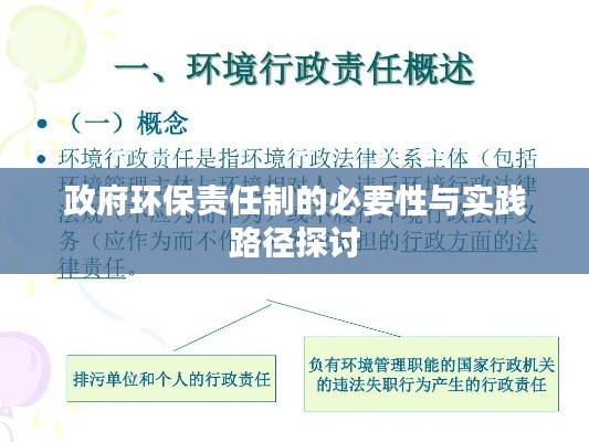 政府环保责任制的必要性与实践路径探讨