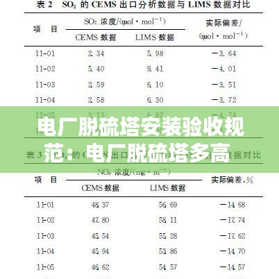 电厂脱硫塔安装验收规范：电厂脱硫塔多高 