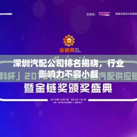 深圳汽配公司排名揭晓，行业影响力不容小觑