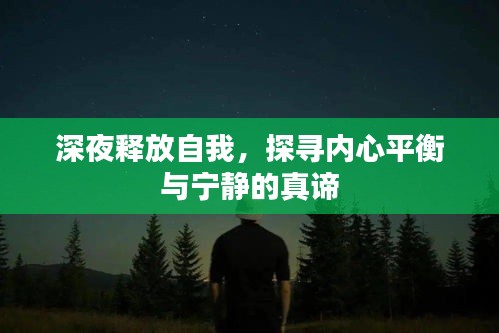 深夜释放自我，探寻内心平衡与宁静的真谛