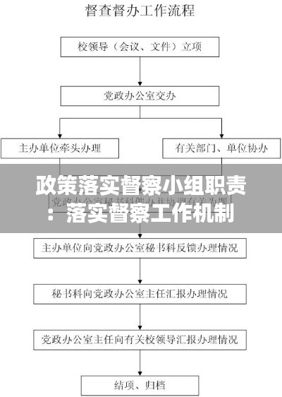 政策落实督察小组职责：落实督察工作机制 