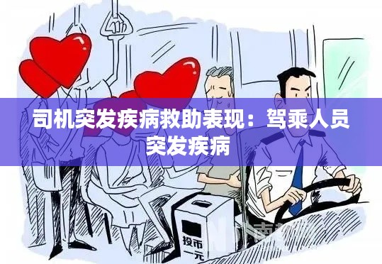 司机突发疾病救助表现：驾乘人员突发疾病 