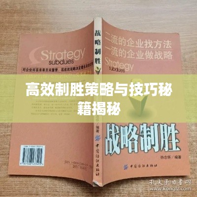 高效制胜策略与技巧秘籍揭秘