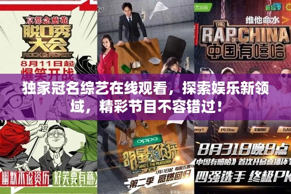 独家冠名综艺在线观看，探索娱乐新领域，精彩节目不容错过！
