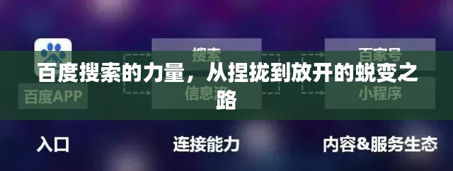百度搜索的力量，从捏拢到放开的蜕变之路