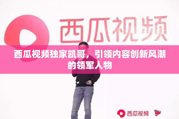 西瓜视频独家凯哥，引领内容创新风潮的领军人物