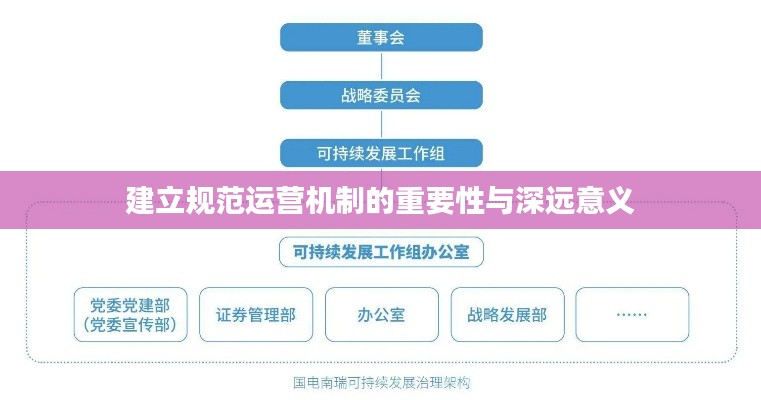 建立规范运营机制的重要性与深远意义
