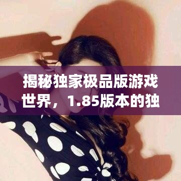 揭秘独家极品版游戏世界，1.85版本的独特魅力探索