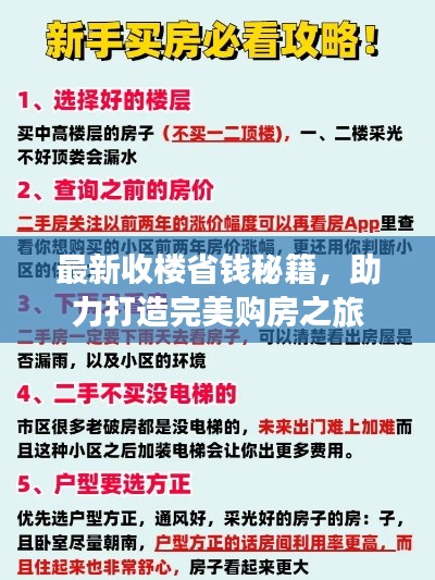最新收楼省钱秘籍，助力打造完美购房之旅