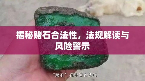 揭秘赌石合法性，法规解读与风险警示