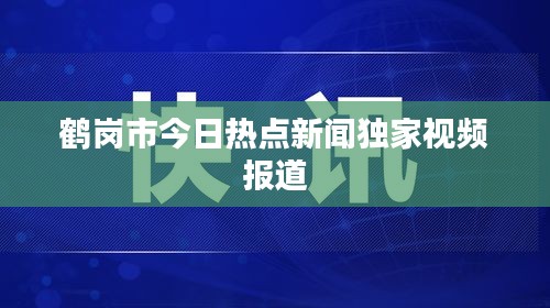 鹤岗市今日热点新闻独家视频报道