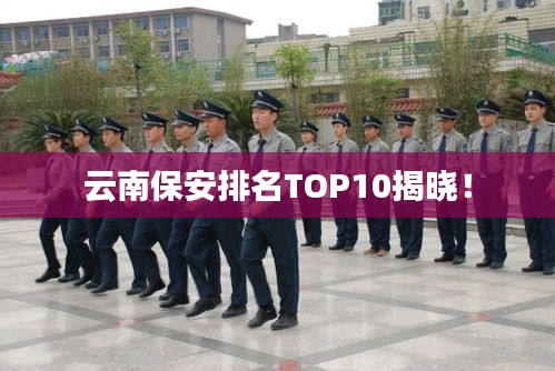 云南保安排名TOP10揭晓！