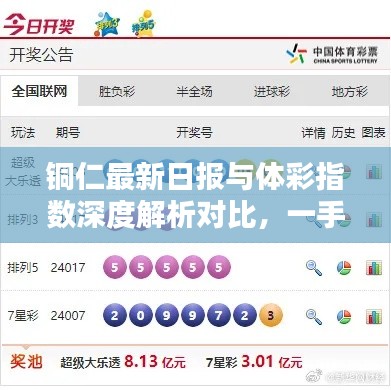 铜仁最新日报与体彩指数深度解析对比,一手资讯与彩票走势一网打尽