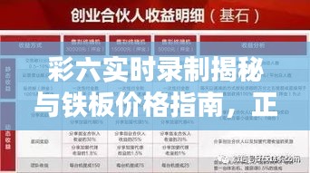 彩六实时录制揭秘与铁板价格指南，正本清源，专业指导助你识破虚假警示