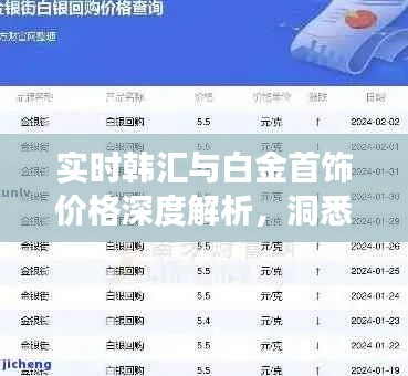 实时韩汇与白金首饰价格深度解析，洞悉市场动态，掌握最新行情
