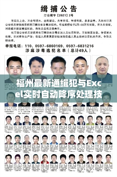 福州最新通缉犯与Excel实时自动降序处理技巧探讨