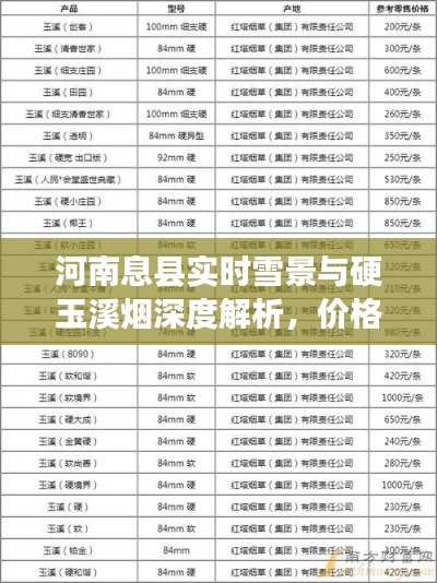 河南息县实时雪景与硬玉溪烟深度解析，价格、释义及风险防范一网打尽